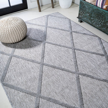 Salines Diamond Trellis Indoor/outdoor Area Rug